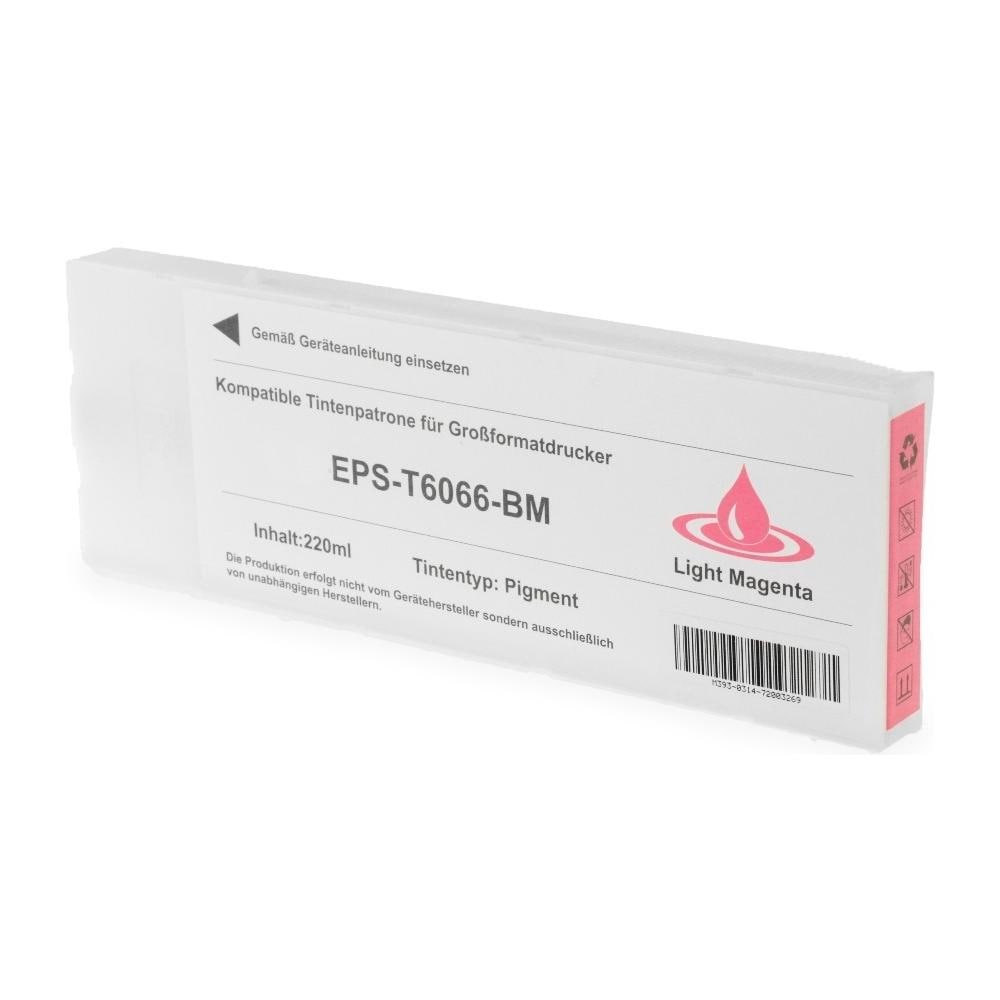 Cartuccia Epson T6066 Light Magenta Vivid Compatibile Per Epson Stylus Pro 4880 C13t606600 Capacita 220ml Pigmentato -con Chip- - Foto 1