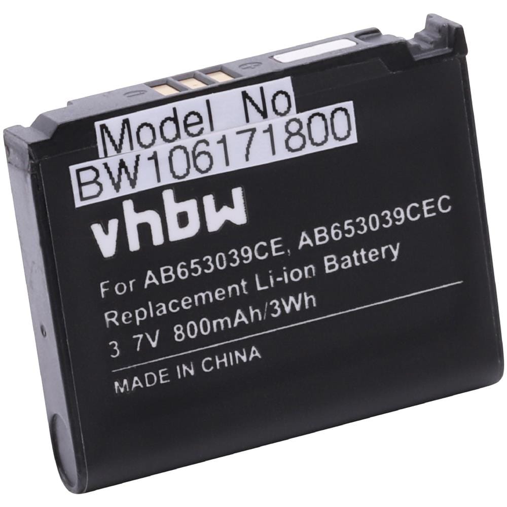 Vhbw - Li-ioni Batteria 900mah  3.7v  Per Cellulare Telefono Smartphone Samsung Gt S3500c Gt S3500i Gt S3550 Come Ab403450ba Bex279hsa Ecc 4251004661605