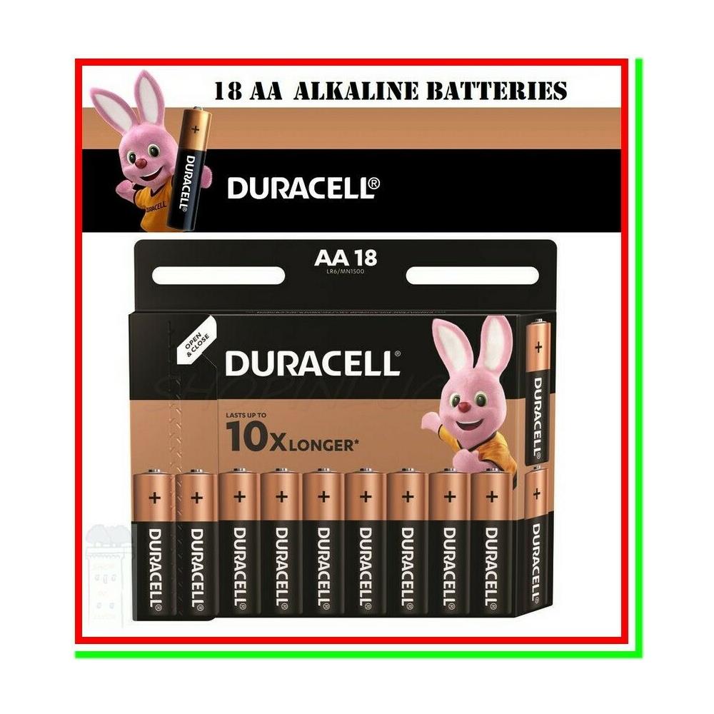 18x Pile Aa Batterie Stilo Alcaline Pila Batteria Blister 18 Pile -- Lr6 R6 Mn1500 Mignon Am3 E91 - Foto 1