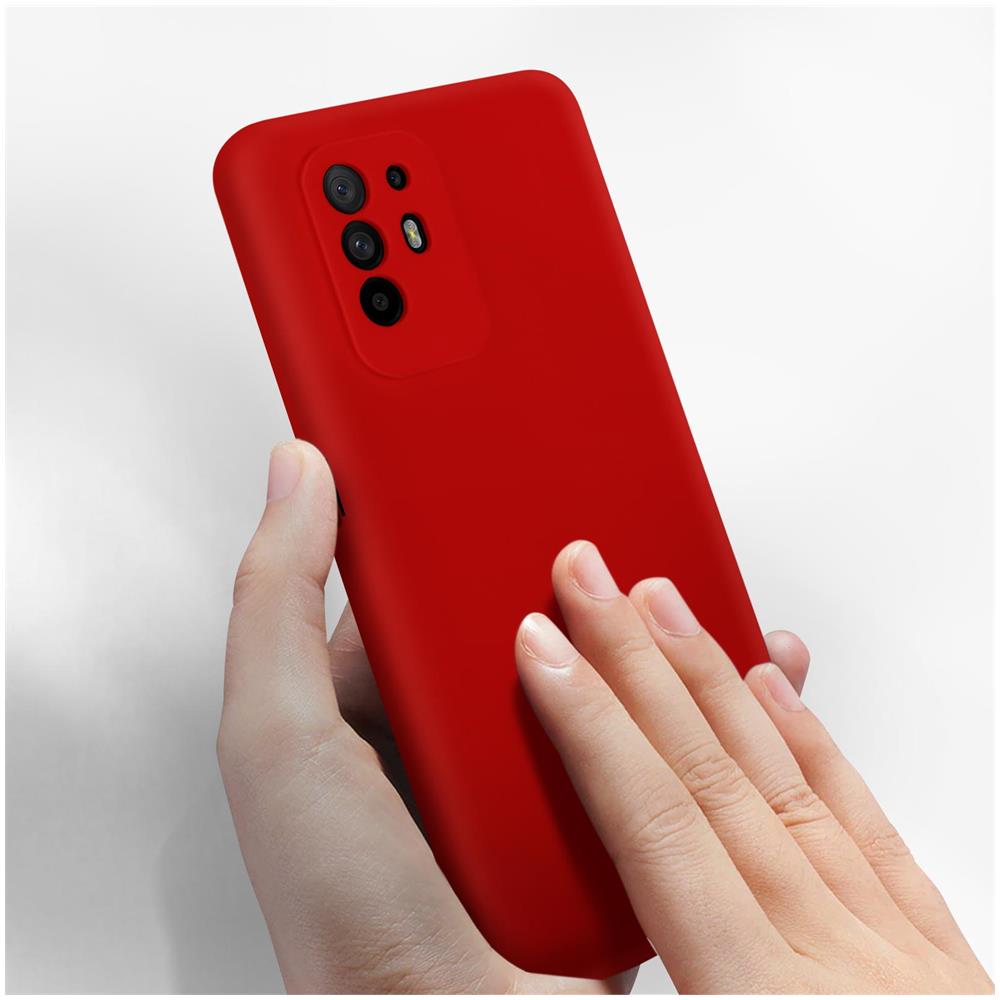Cover In Silicone Semirigido Per Oppo A94 5g, Finitura Soft-touch Rossa - Foto 2