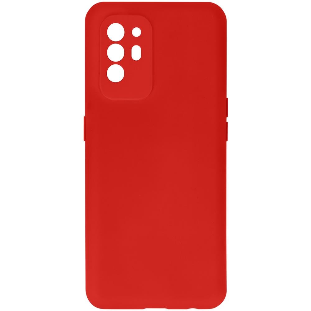 Cover In Silicone Semirigido Per Oppo A94 5g, Finitura Soft-touch Rossa - Foto 1