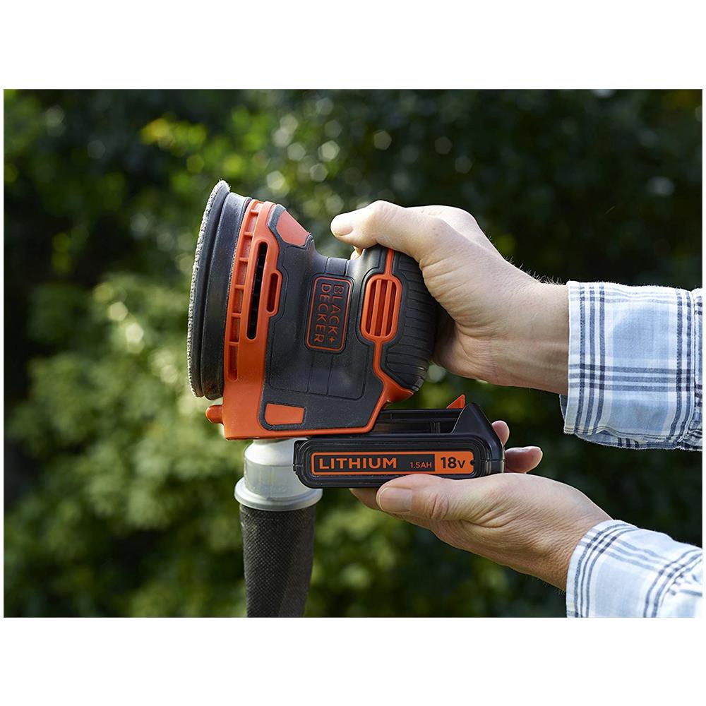 Levigatrice Rotorbitale 'bdcros18-qw' - 18v - 1,5 Ah Litio - Foto 7