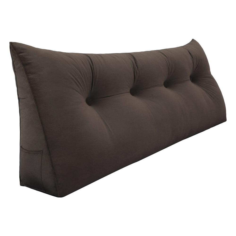 Cuscino A Cuneo Da Lettura Per Schienale, Cuscino Antireflusso Per Letto, Cuscini Gambe Lombare Di Supporto Per Divano, Grandi Testata Letto 120cm Lx20cm Px50cm A - Foto 1