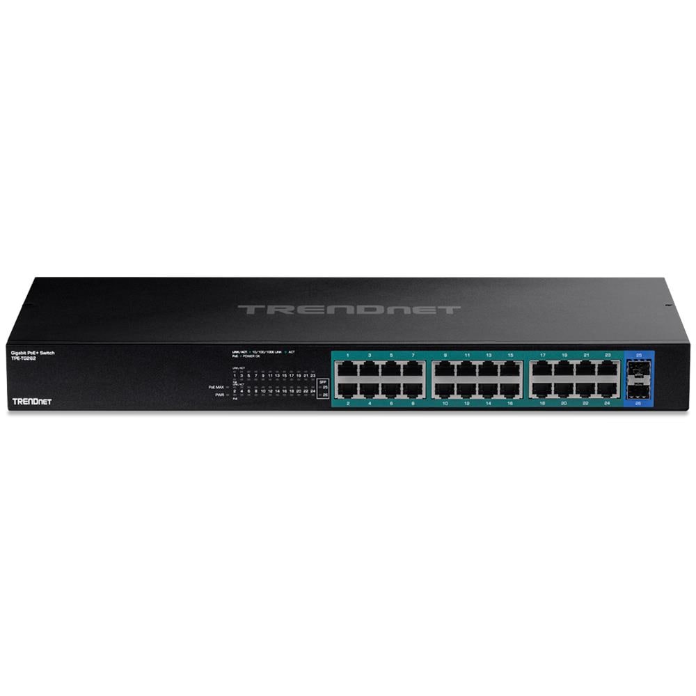 Tpe-tg262 Switch Di Rete Non Gestito L2 Gigabit Ethernet (10/100/1000) Supporto Power Over Ethernet (poe) 1u Nero - Foto 2