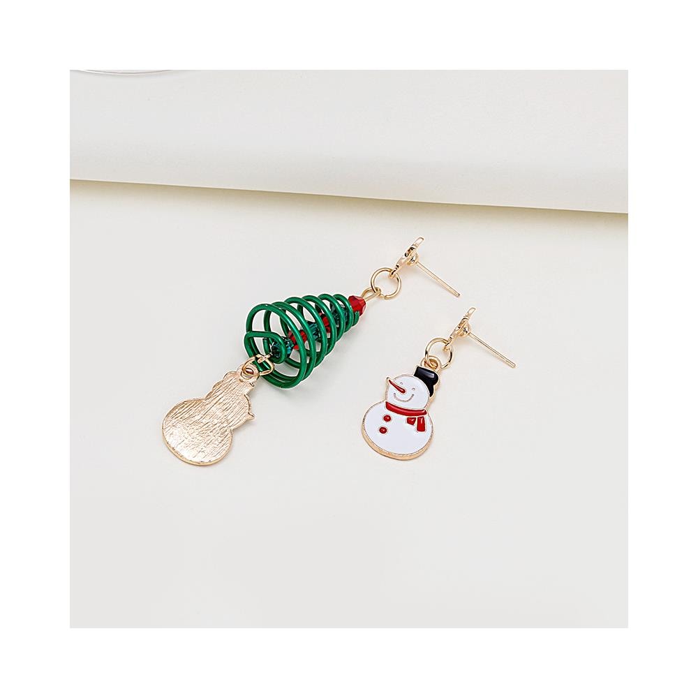 Orecchini Di Natale Pupazzo Di Neve 1 Paio Multicolor - Foto 2