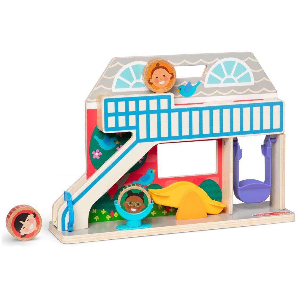 Go Tots Tumble Da Cortile Scolastico In Legno Con 3 Dischi - Foto 1