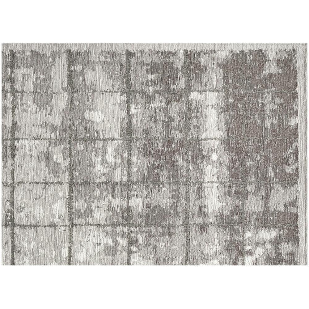 Tappeto Velour Antiscivolo Da Camera E Salotto Disegno Urano Argento By Suardi 115x175 Cm Argento - Foto 5