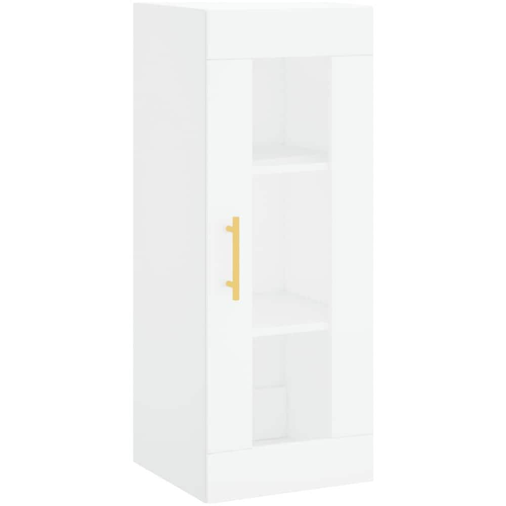 Mobile A Parete Bianco 34,5x34x90 Cm - Foto 2