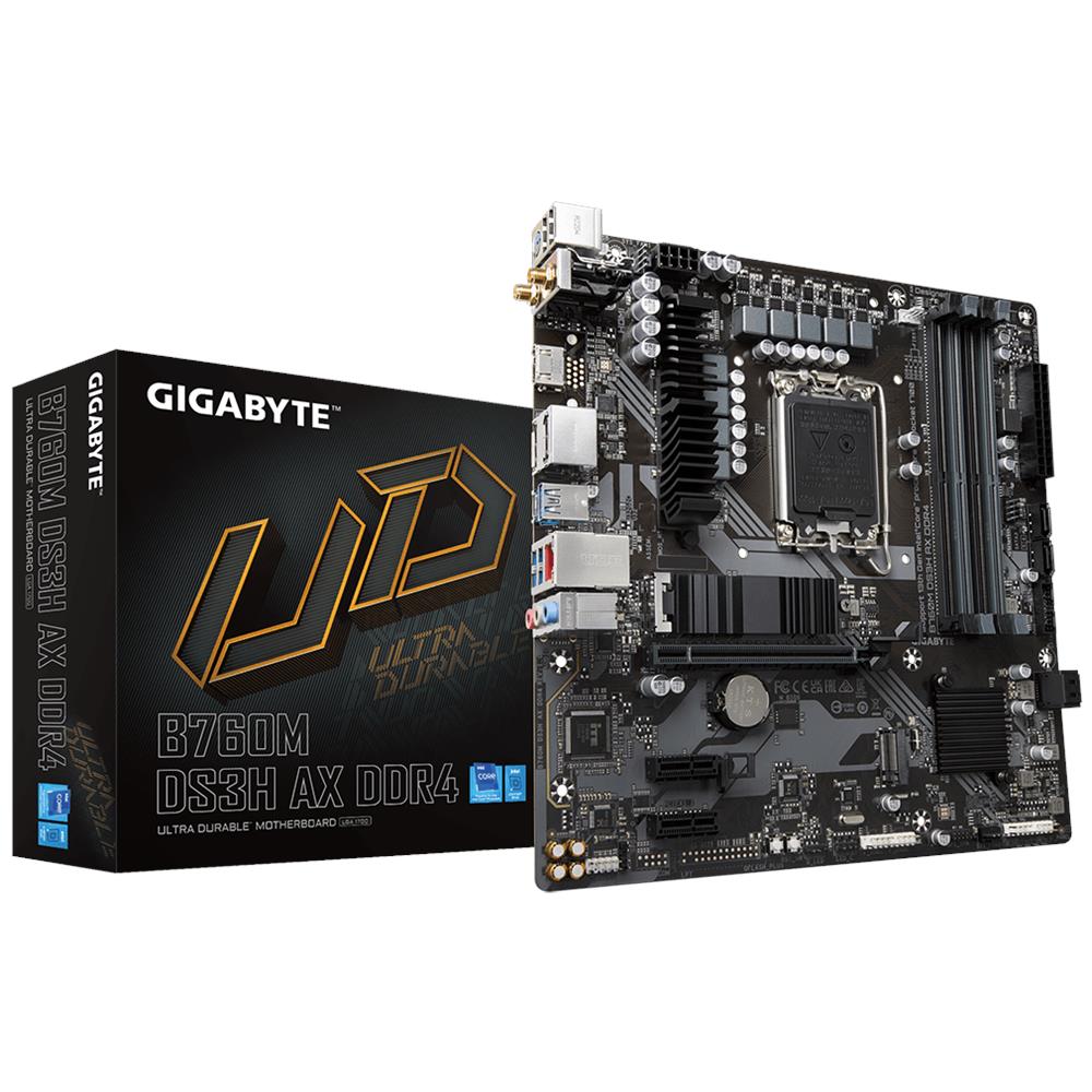 Scheda Madre B760M DS3H AX DDR4 Socket LGA 1700 Chipset B760 Express micro ATX - Foto 6
