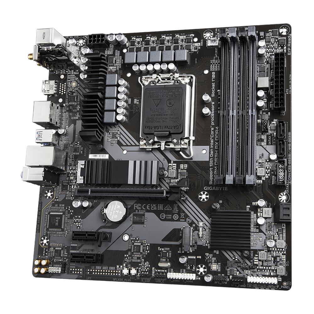 Scheda Madre B760M DS3H AX DDR4 Socket LGA 1700 Chipset B760 Express micro ATX - Foto 2