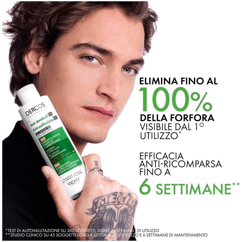 Dercos Technique Anti Dandruff Shampoo 2IN1 200 ml - Foto 2