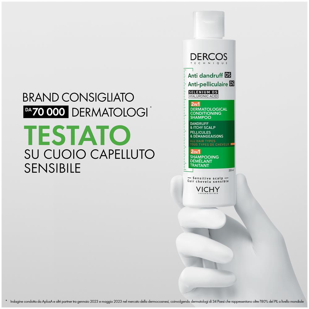 Dercos Technique Anti Dandruff Shampoo 2IN1 200 ml - Foto 8