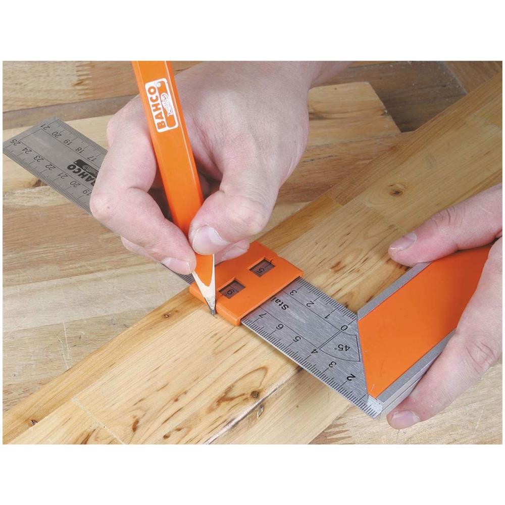 Squadra Carpentiere 400 Mm Arancione 9048-400 - Foto 2