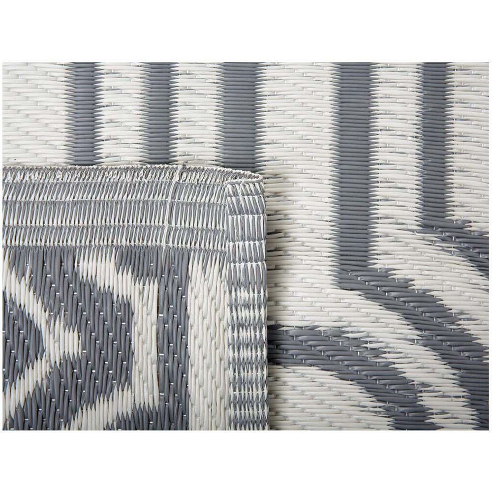 Tappeto Da Esterno Grigio Scuro 90 X 180 Cm Bidar - Foto 14