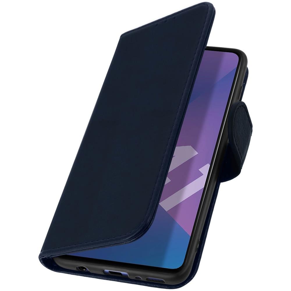 Custodia Samsung Galaxy A41 Portadocumenti Funzione Supporto Blu - Foto 2