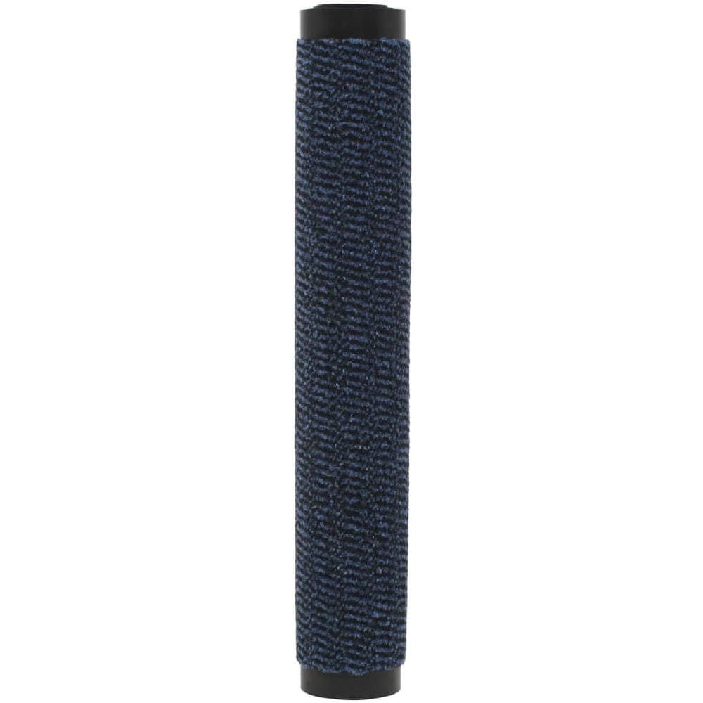 Tappeti Antipolvere 2 Pz Rettangolari Trapuntati 80x120 Cm Blu - Foto 4