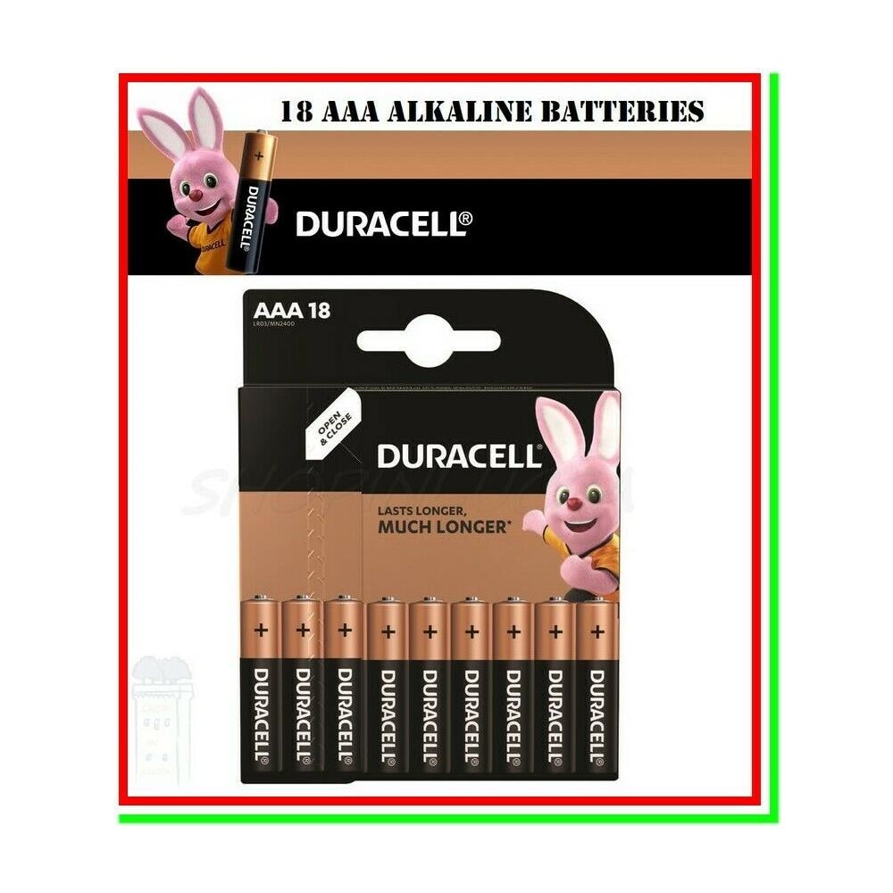 18x Pile Aaa Batterie Ministilo Alcaline Pila Batteria Blister 18 Pile -- Lr03 R03 Mn2400 Micro Am4 E92 - Foto 1