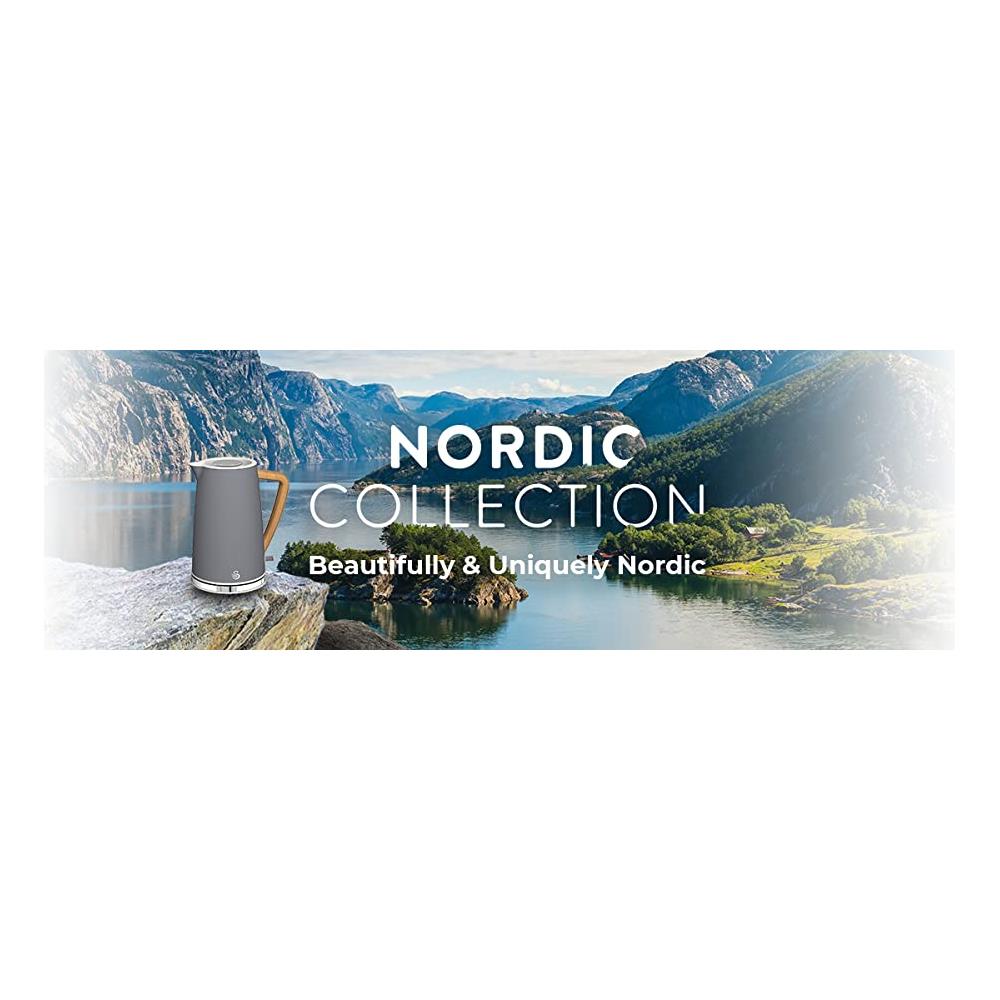 Sk14610 Bollitore Elettrico 1,7 L Ultra Rapido Senza Fili Design Moderno Nordic 2000w - Foto 8