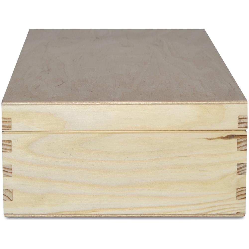 Scatola Legno Vino Per Decorare | 2 Bottiglie | 35 X 20 X 9.5 Cm | Divisori Rimovibili | Coperchio E Serratura | Cassetta Confezione Perfetta Per Regalo Decoupage Stoccaggio Decorazione - Foto 2