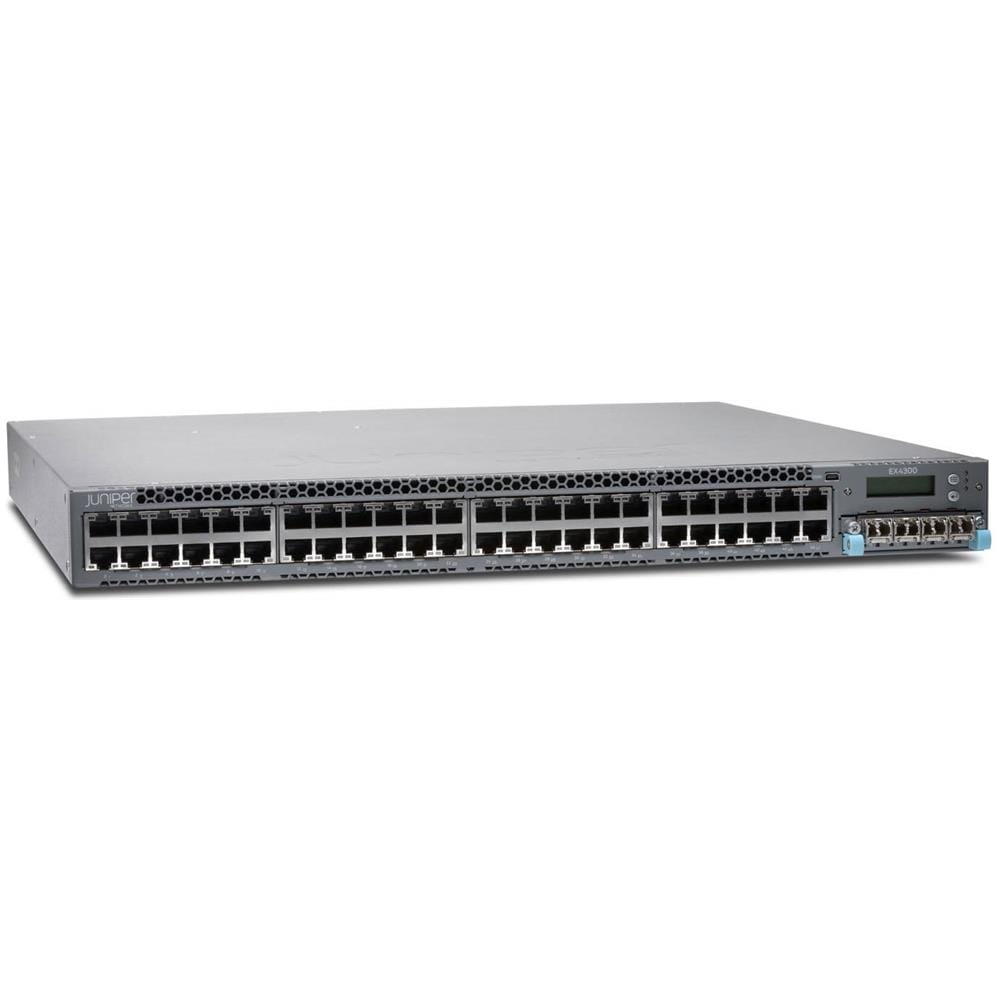 EX4300-48T, IEEE 802.1D, IEEE 802.1p, IEEE 802.1Q, IEEE 802.1s, IEEE 802.1w, IEEE 802.1x, IEEE 802.3, IEEE 802.3, Gestito, Gigabit Ethernet (10/100/1000), PowerPC, 1U, Grigio - Foto 1