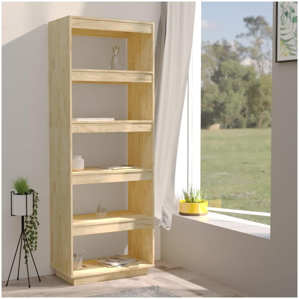 Libreria /Divisorio 60x35x167 cm in Legno Massello di Pino - Foto 3