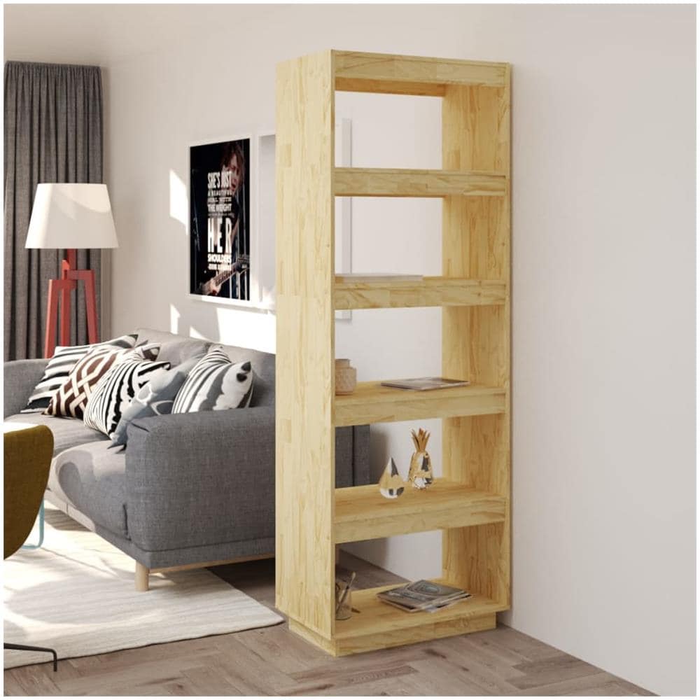 Libreria /Divisorio 60x35x167 cm in Legno Massello di Pino - Foto 1