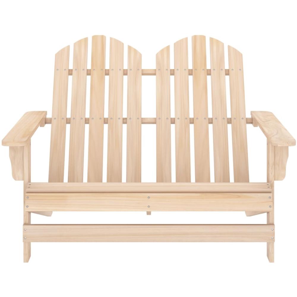 Sedia da Giardino Adirondack a 2 Posti in Legno di Abete - Foto 2
