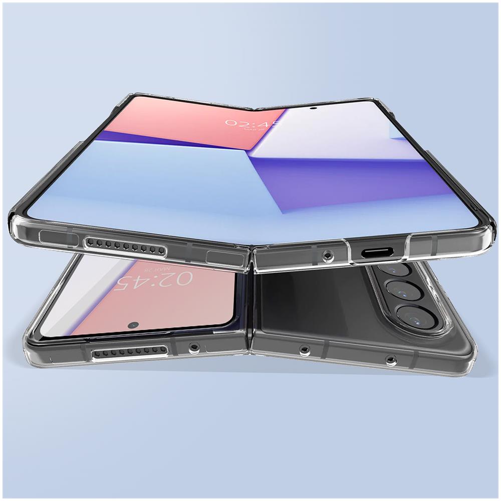 Cover Per Samsung Galaxy Z Fold4 In Silicone Gel + Vetro Temperato 9h Bordo Nero - Foto 5