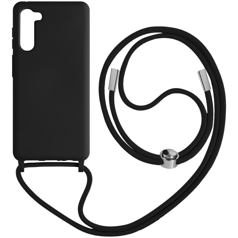 Cover Cordino Per Samsung Galaxy S23 Plus Collana / Tracolla 80 Cm Nera - Foto 1
