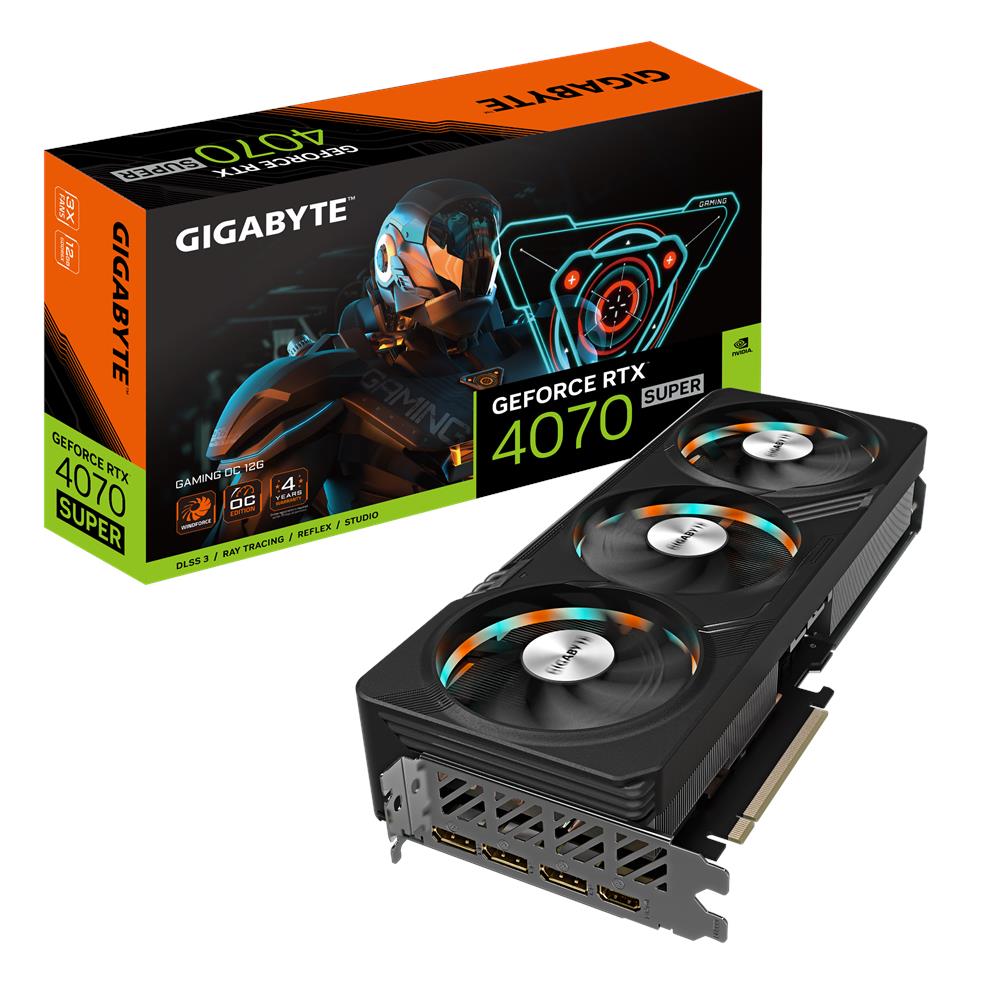 GeForce RTX 4070 12GB GDDR6X PCI Express x8 4.0 / 3 x DisplayPort / 1 x HDMI SUPER - Foto 1