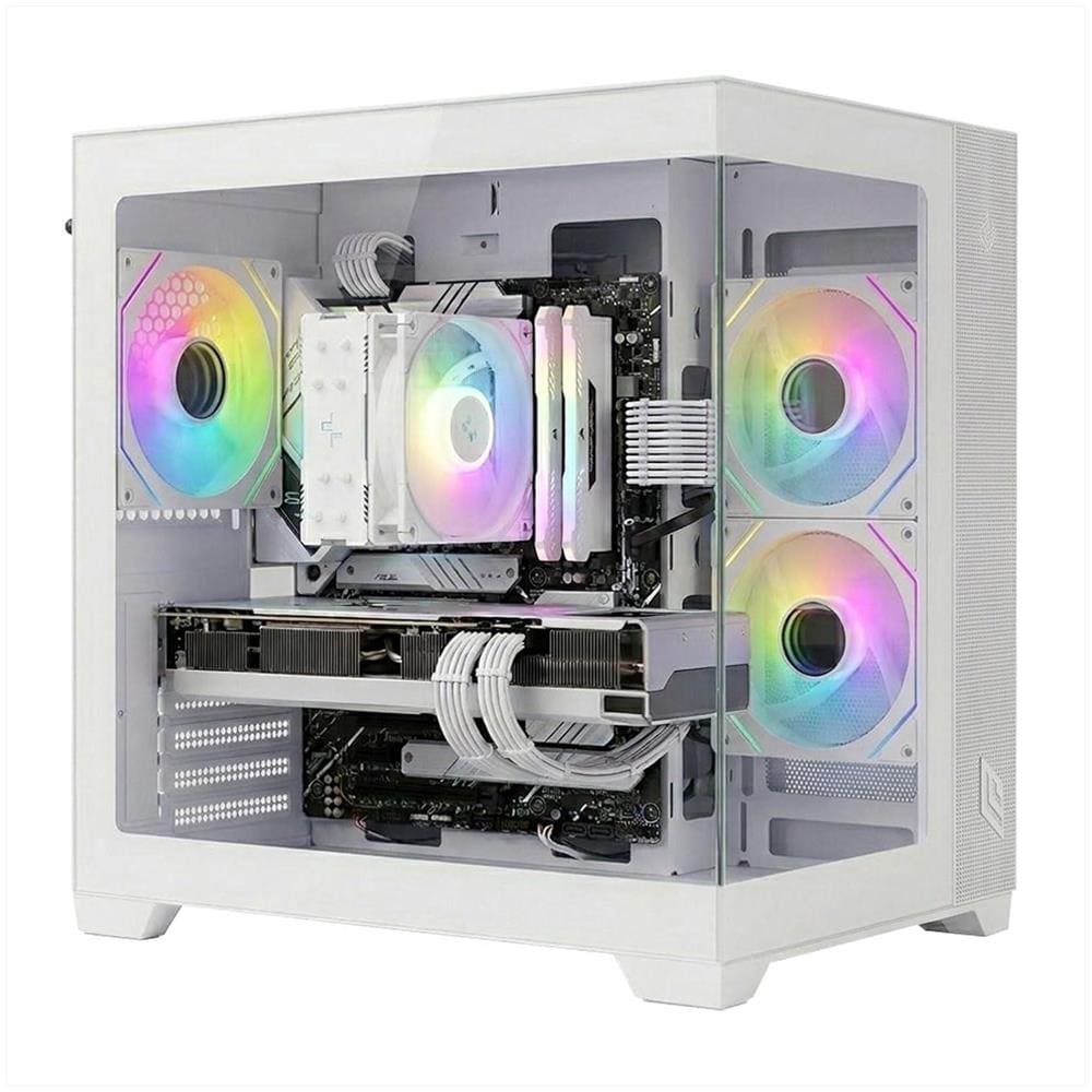 Case Mini Tower Vision ZH100 Potenza PSU Non Inclusa Micro ATX Colore Bianco - Foto 2