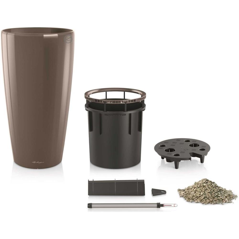 Vaso Rondo Premium 32 Tortora Lucido Ø32xh56 Cm - Foto 9