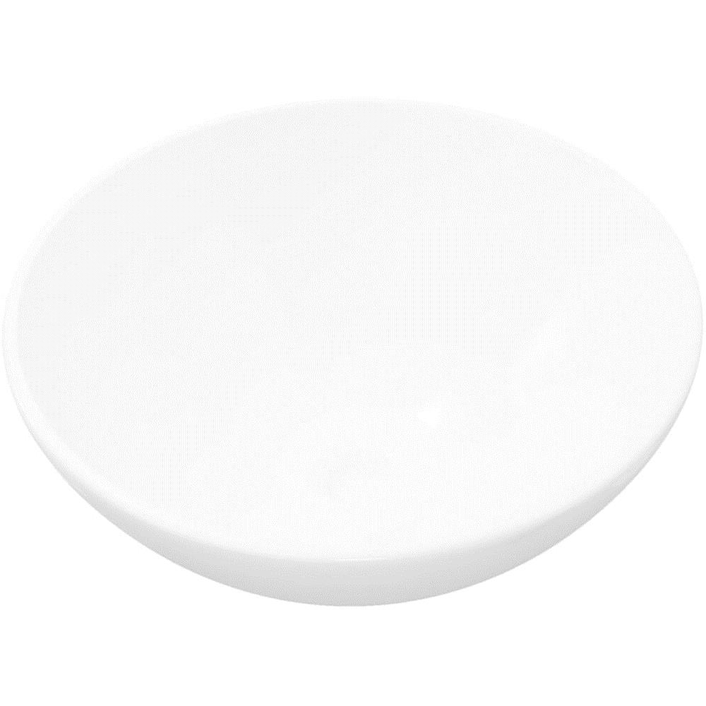 Lavandino Da Bagno In Ceramica Bianca Rotondo - Foto 6