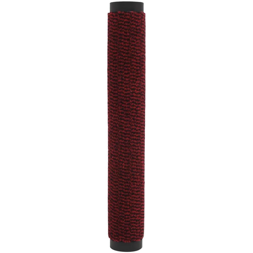 Tappeti Antipolvere 2 Pz Rettangolari Trapuntati 80x120cm Rossi - Foto 4