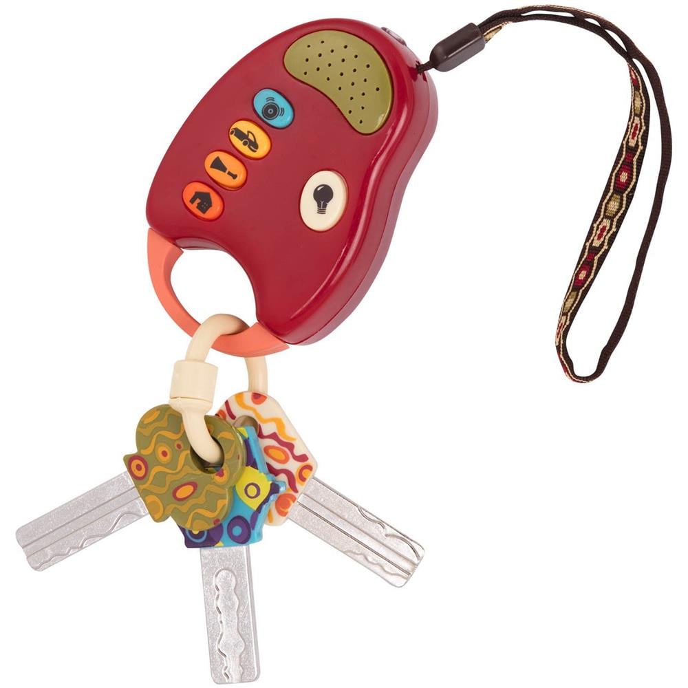 B. Giocattoli - Funkeys Giocattolo - Funky Giocattolo Chiavi Per Bambini E Neonati - Giocattolo Chiavi Della Macchina E Remote Rosso Con Luce E Suoni -100 Non Tossico E Bpa-free - Foto 2