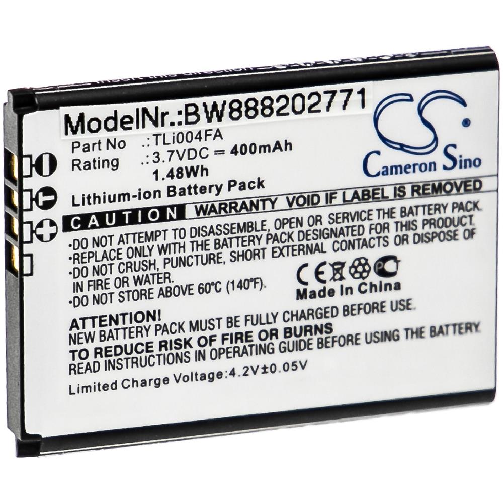 Batteria Sostituisce Alcatel Tli004fa Per Smartphone Cellulare (400mah, 3,7v, Li-ion)  - Foto 1