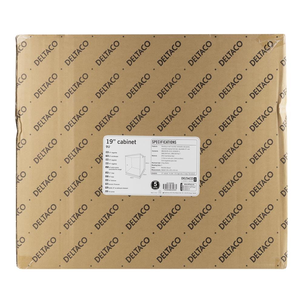 Armadio 19"", 9u, 540x450mm, Verticale O A Parete, Anta In Vetro, - Foto 12