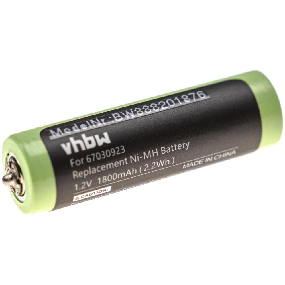 2x Batteria Compatibile Con Braun Series 1, Series 3, Smartcontrol Rasoio, Tagliacapelli (1800mah, 1,2v, Nimh)  - Foto 2