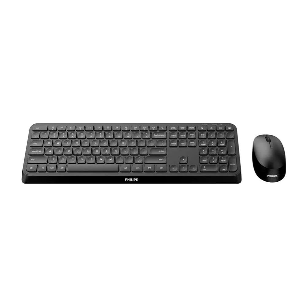 Tastiera e Mouse USB SPT6307B/34 per Casa e Ufficio (Layout Inglese US) Colore Nero - Foto 2