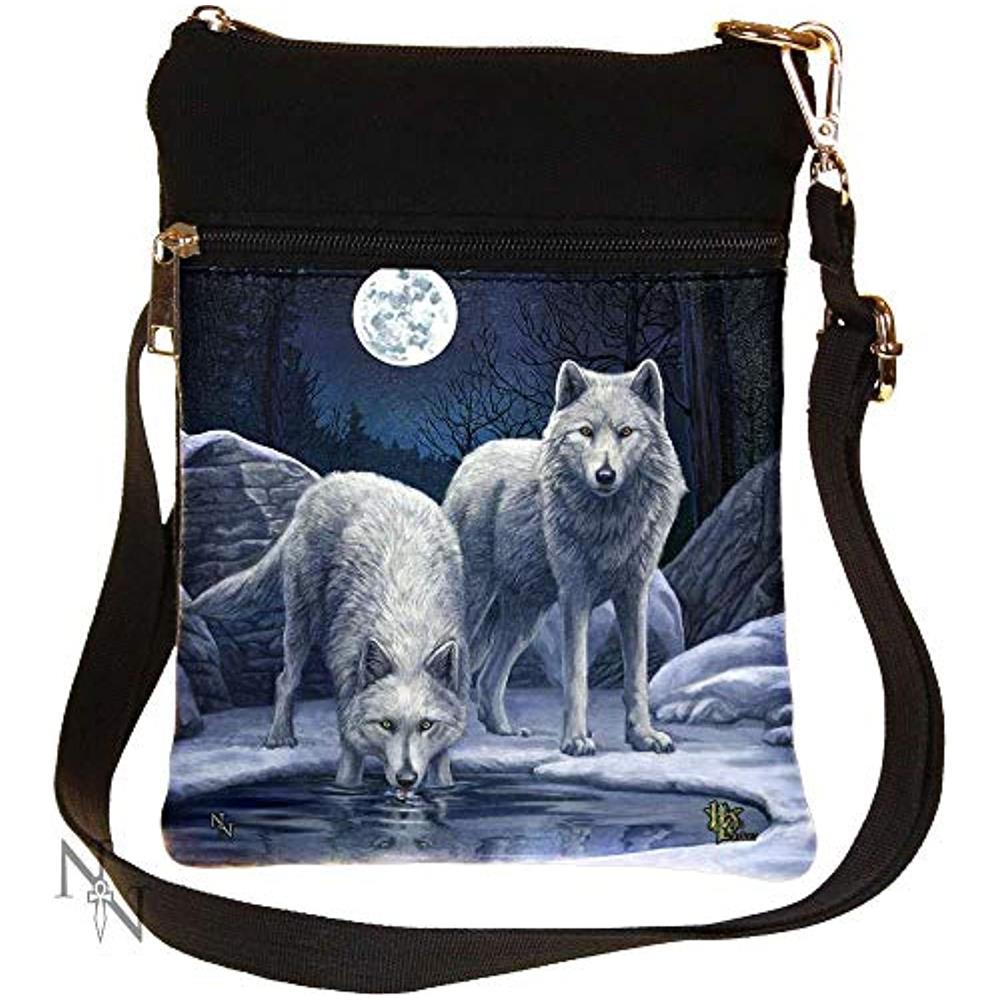 Borsa A Tracolla Warriors Of Winter Lisa Parker, 23 Cm, Colore: Nero, Pu E Tela, Taglia Unica - Foto 1