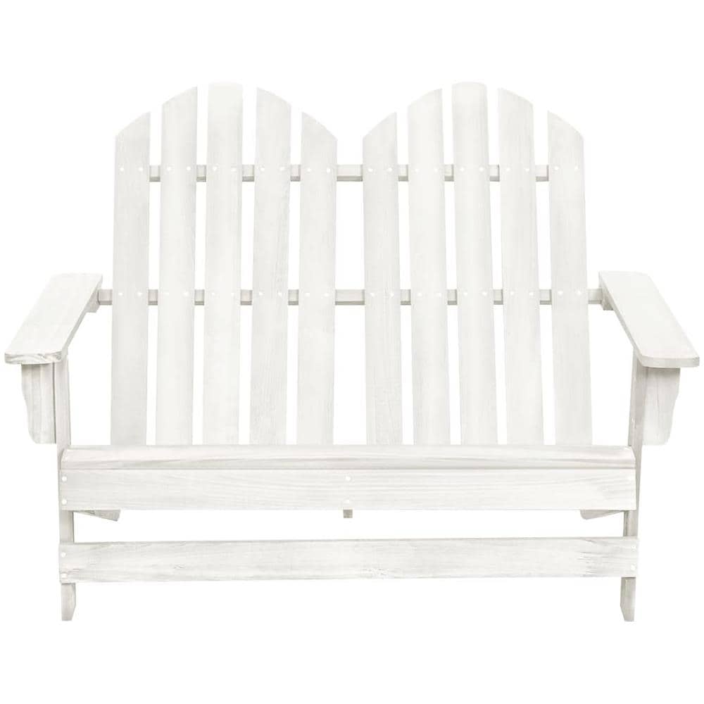 Sedia da Giardino Adirondack a 2 Posti in Legno di Abete Bianca - Foto 2
