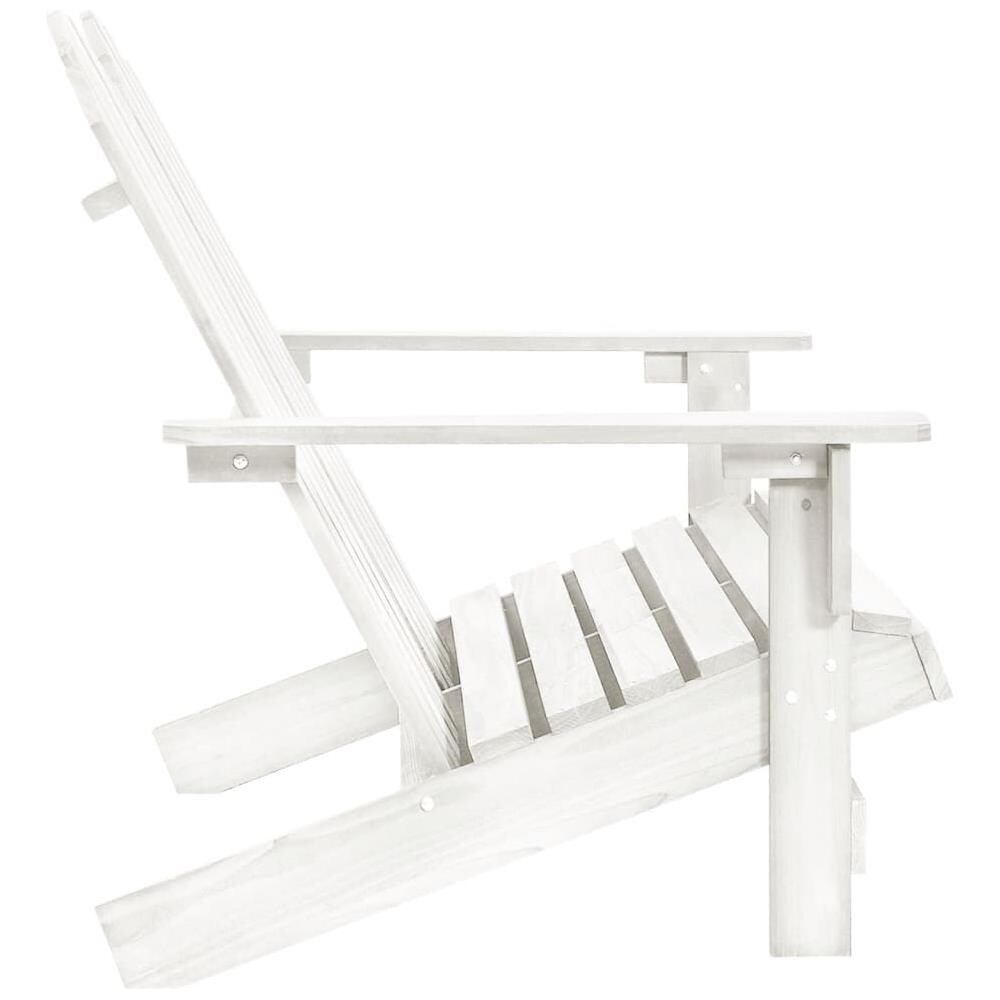 Sedia da Giardino Adirondack a 2 Posti in Legno di Abete Bianca - Foto 3