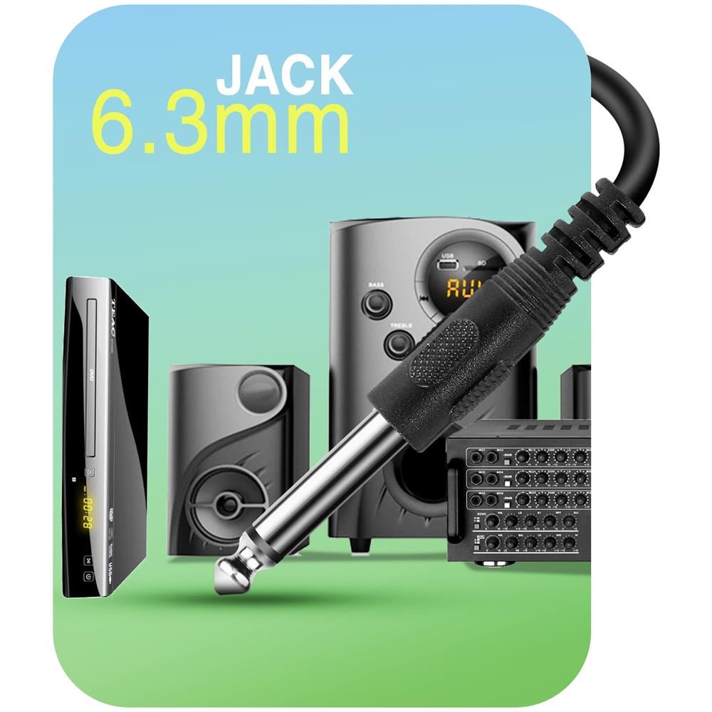 Microfono Cablato Per Karaoke Con Jack Da 6,3 Mm E Cavo Da 4 Metri - Foto 5