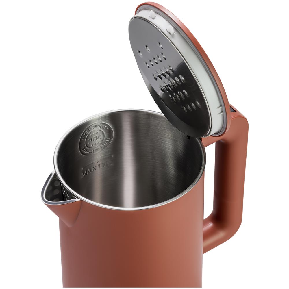Bollitore Elettrico 1.7L 2200W Colore Rosso - Foto 2