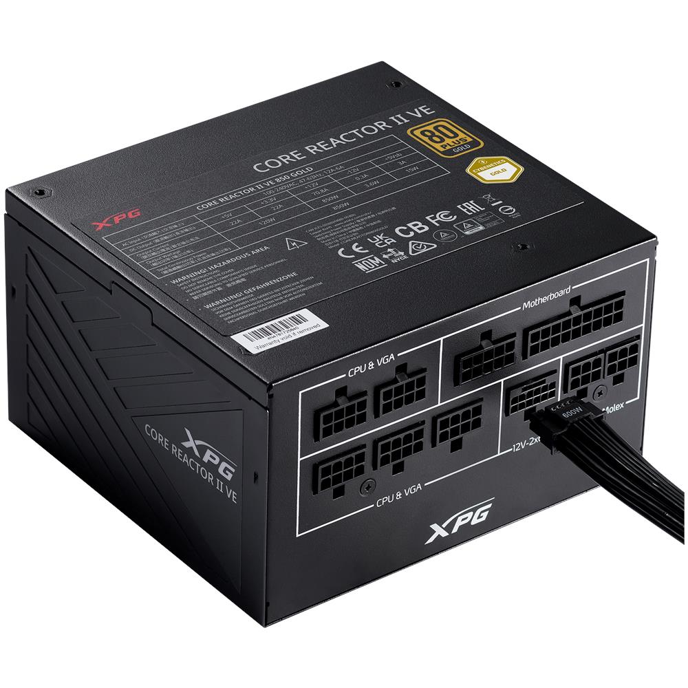 Alimentatore PC COREREACTOR II VE 80 PLUS Gold 750 W ATX Colore Nero - Foto 1