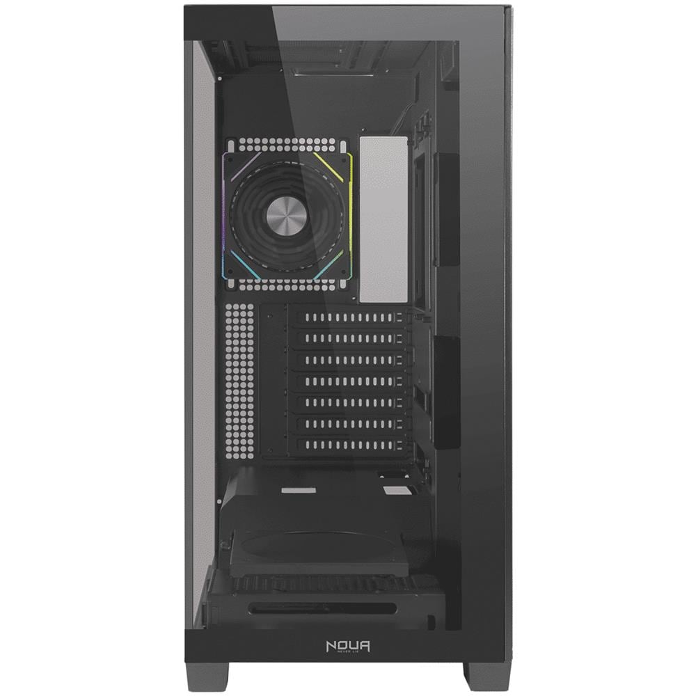 Case Gaming ATX Iron VK100/VK120 No PSU Ventola RGB Vetro Temperato Colore Nero - Foto 1