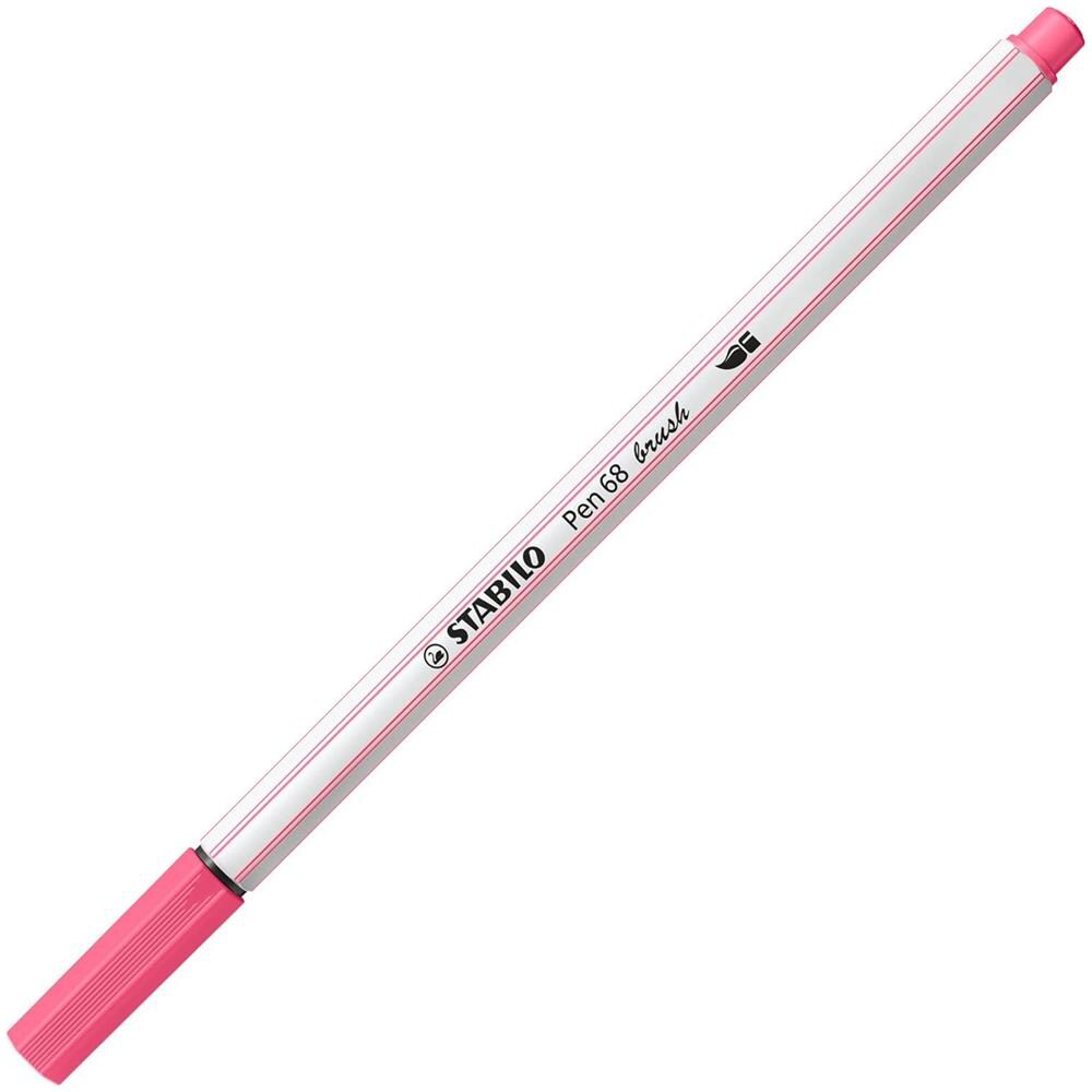 Pen 68 brush - Pennarello Premium con punta a pennello - Confezione da 10 - Rosa chiaro - Foto 2