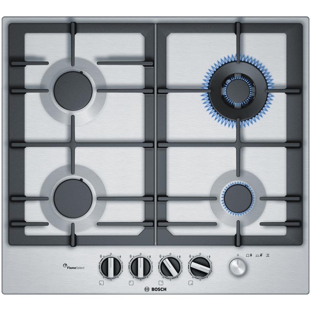 BOSCH - Piano Cottura a Gas PCH6A5M90 da 60 cm 4 Fuochi Gas Colore ... BOSCH - Piano Cottura a Gas PCH6A5M90 da 60 cm 4 Fuochi Gas Colore ...