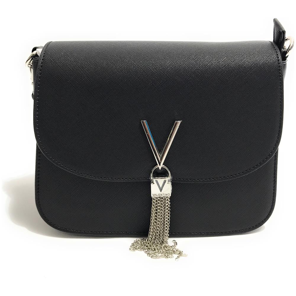 Borsa Donna Valentino By M. Valentino A Mano / Tracolla Mod. Divina Ecopelle Saffiano Nero Bs18va223 - Foto 1