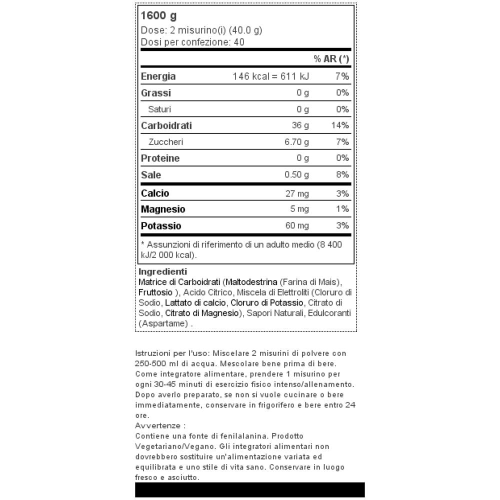 Sis Go Electrolyte 1.6 Kg - - Energy Drinks - Limone E Limetta - Foto 2
